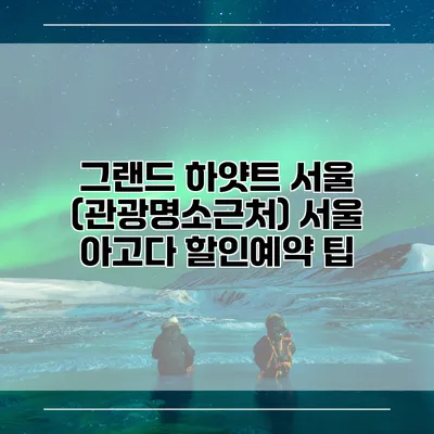 그랜드 하얏트 서울 (관광명소근처) 서울 아고다 할인예약 팁