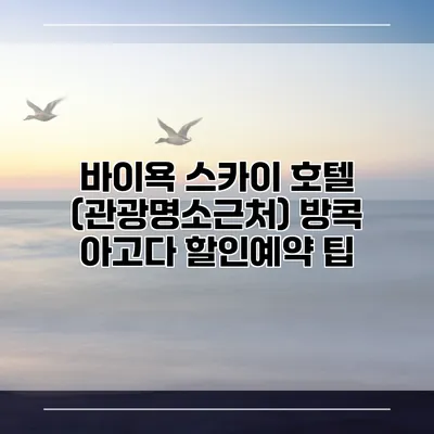 바이욕 스카이 호텔 (관광명소근처) 방콕 아고다 할인예약 팁